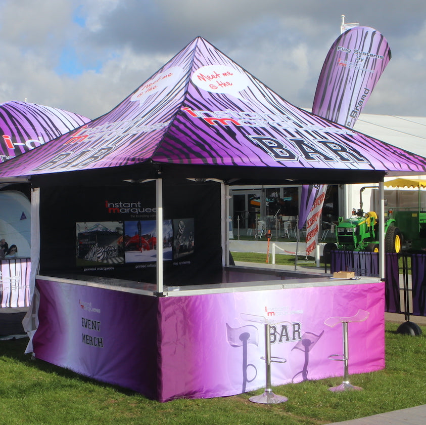 tent bar Printed 3x3m Bar Tent Package – Instant Marquees