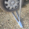 Drive on flag base