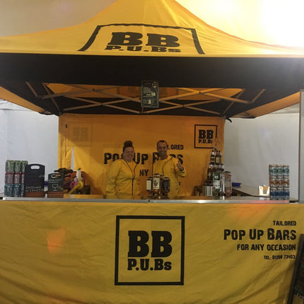 3x3m Bar Tent Package - Fully Branded