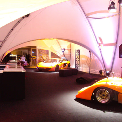 Crossover Dome Marquees, 6x6m & 8x8m