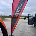 3m mast length 430cm / Single Sided Print