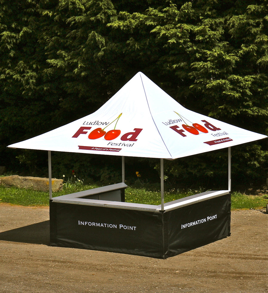 3x3m Bar Tent Package - Fully Branded